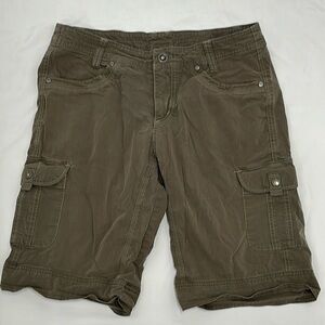 Kuhl Women’s Splash Cargo Bermuda Shorts Gray Hiking Outdoor